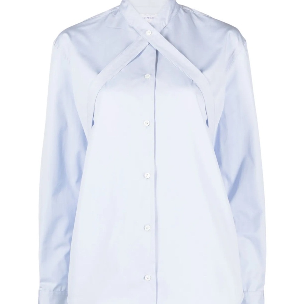 Off-White Blue Button-Up Shirt